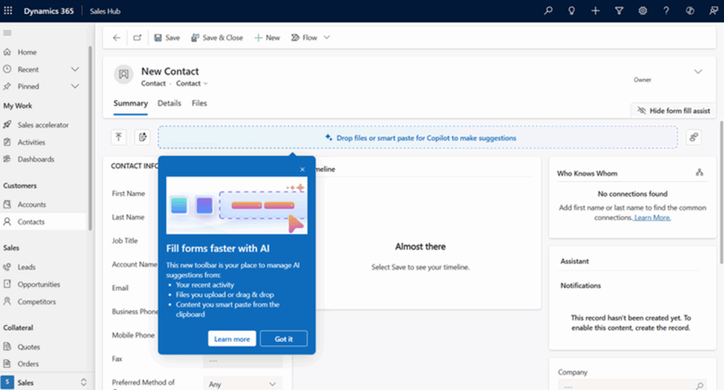 Wave 1 2025 de Microsoft - Remplissage automatisé des formulaires