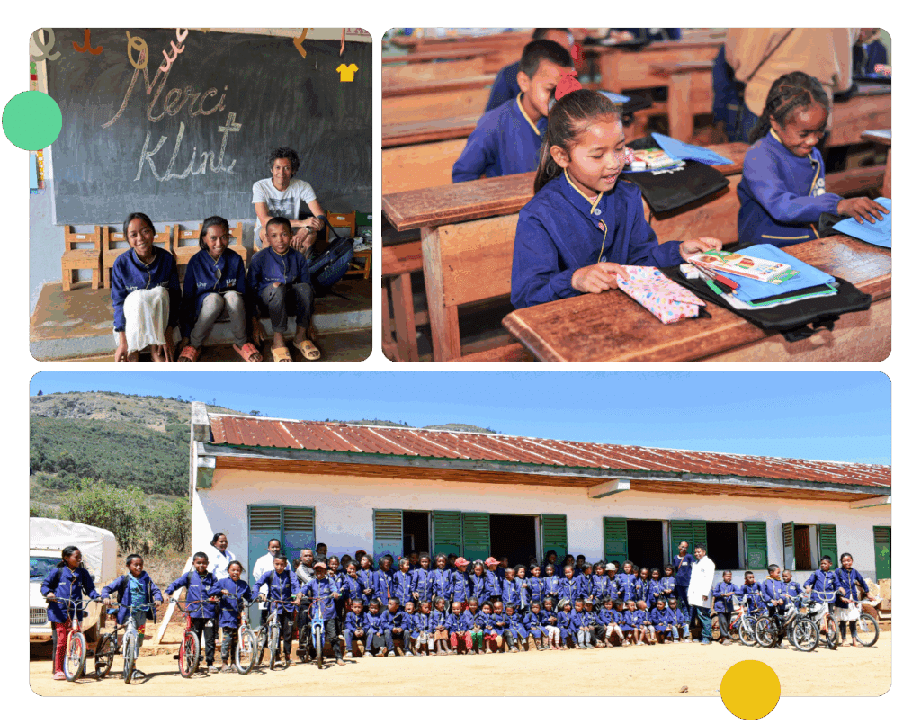Klint accompagne l’association LightForce Madagascar